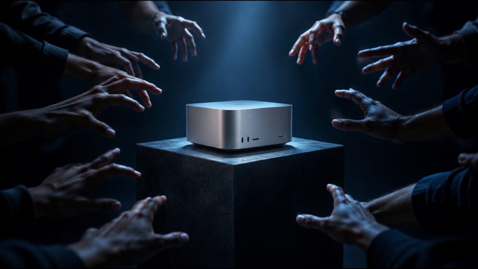 Mac Studio 512GBの争奪戦を示すイメージ